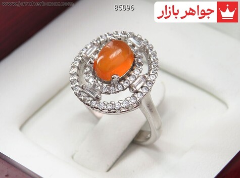 انگشتر سنگ ماه تولد شهریور زنانه