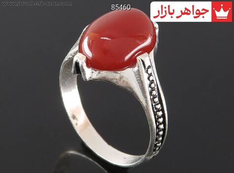 عکس انگشتر سنگ ماه تولد آبان مردانه