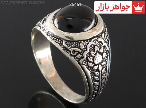 انگشتر سنگ ماه تولد مرداد مردانه