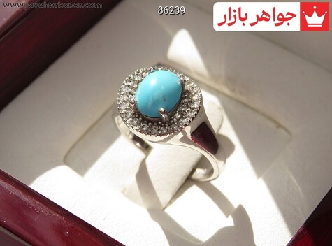 انگشتر سنگ ماه تولد آذر زنانه