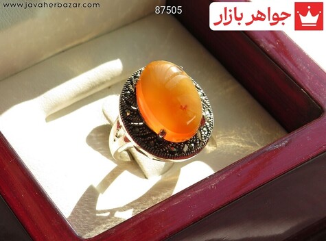 انگشتر سنگ ماه تولد فروردین زنانه