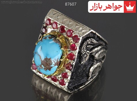 انگشتر یاقوت مردانه