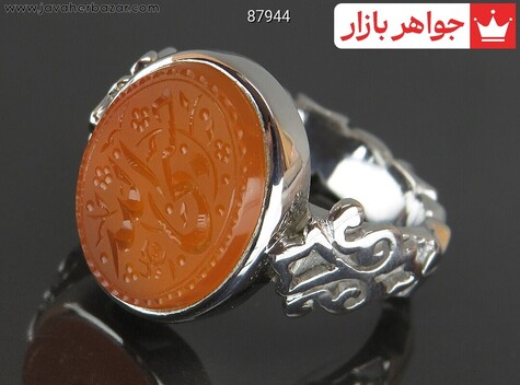 انگشتر سنگ ماه تولد آبان مردانه