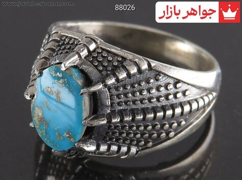 انگشتر سنگ ماه تولد شهریور مردانه