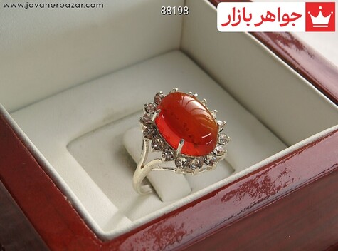 انگشتر سنگ ماه تولد خرداد زنانه