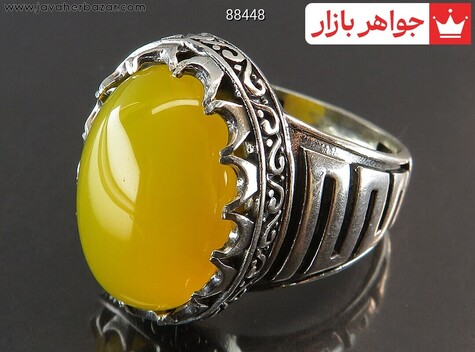 انگشتر سنگ ماه تولد تیر مردانه