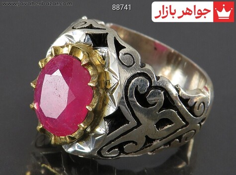 انگشتر سنگ ماه تولد دی مردانه