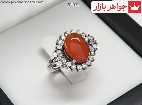 انگشتر سنگ ماه تولد تیر زنانه