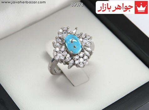 انگشتر سنگ ماه تولد آذر زنانه