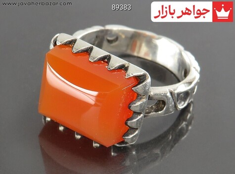 انگشتر سنگ ماه تولد اردیبهشت مردانه