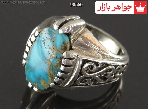 انگشتر سنگ ماه تولد اسفند مردانه