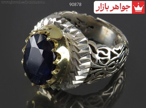انگشتر سنگ ماه تولد آذر مردانه