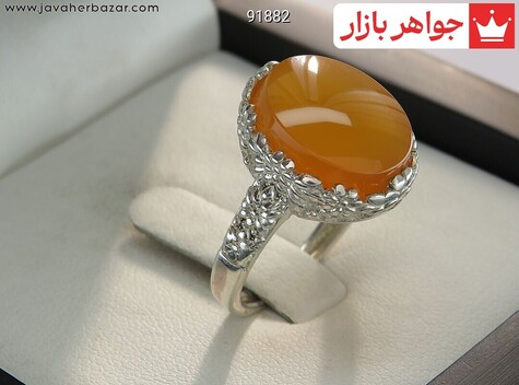 عکس انگشتر سنگ ماه تولد مرداد زنانه