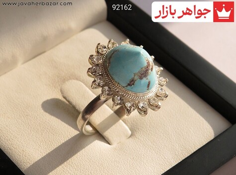 انگشتر سنگ ماه تولد شهریور زنانه