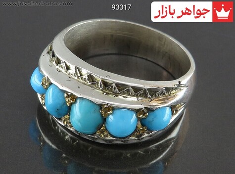 انگشتر سنگ ماه تولد آذر مردانه