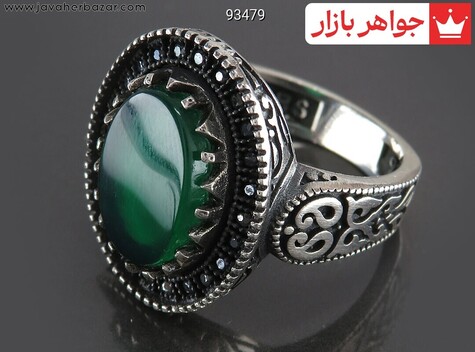 انگشتر سنگ ماه تولد فروردین مردانه
