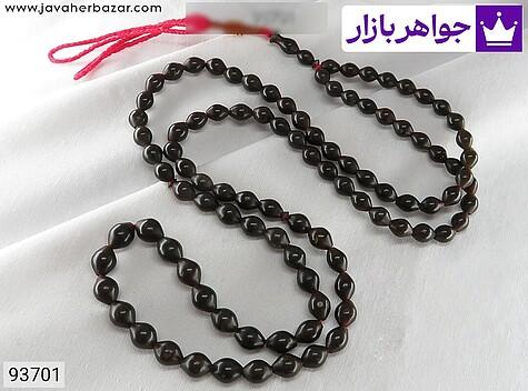 عکس تسبیح شاه مقصود قهوه‌ای 101 دانه
