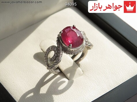 انگشتر سنگ ماه تولد آذر زنانه