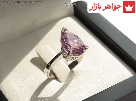 انگشتر سنگ ماه تولد دی زنانه