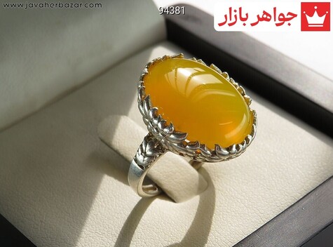 انگشتر سنگ ماه تولد شهریور زنانه