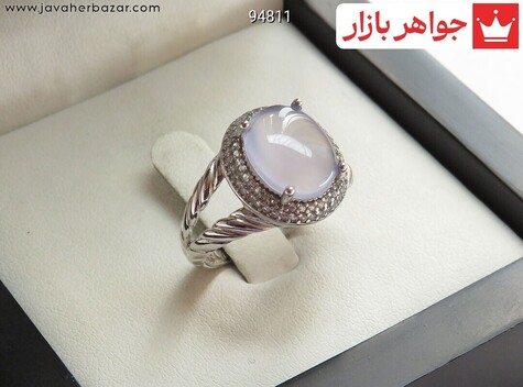 انگشتر عقیق بنفش