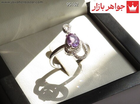 انگشتر سنگ ماه تولد فروردین زنانه