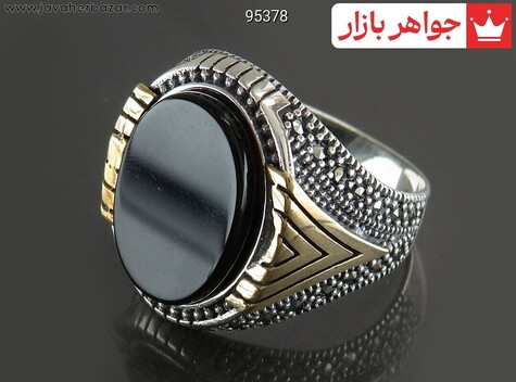 انگشتر سنگ ماه تولد خرداد مردانه