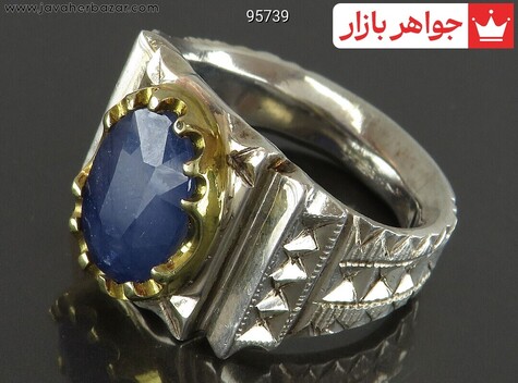 انگشتر سنگ ماه تولد دی مردانه