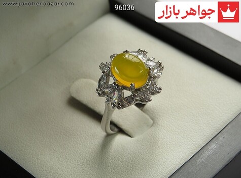 انگشتر سنگ ماه تولد دی زنانه