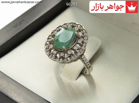 عکس انگشتر زمرد هندی زنانه