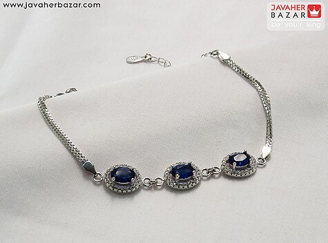 دستبند سنگ ماه تولد آذر زنانه