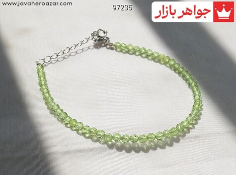 دستبند سنگ ماه تولد مرداد زنانه