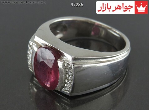 انگشتر سنگ ماه تولد آذر مردانه