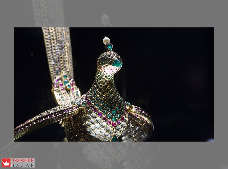 گوشه ای از خزانه جواهرات سلطنتی هند